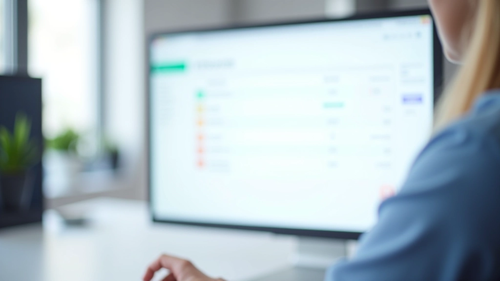 Tableau de bord montrant des factures en attente de paiement avec statuts couleur-codés et dates d'échéance