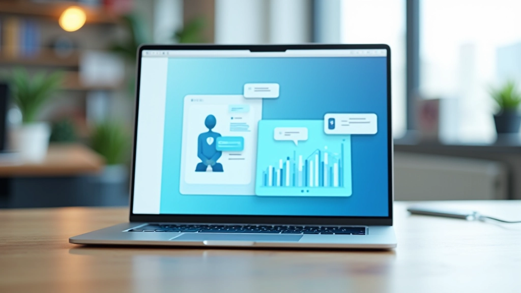 Interface de chatbot IA affichant une conversation client automatisée avec des statistiques d'engagement en temps réel